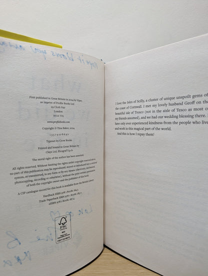 What We Did In the Storm by Tina Baker (Signed First Edition) - Fialta Books