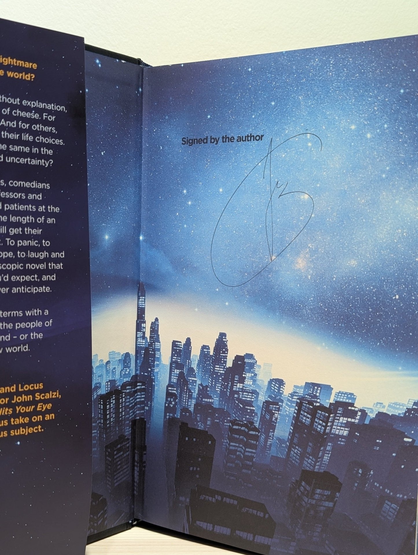 When the Moon Hits Your Eye by John Scalzi (Signed First Edition with sprayed edges) - Fialta Books