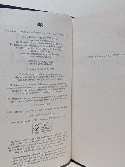 When the Moon Hits Your Eye by John Scalzi (Signed First Edition with sprayed edges) - Fialta Books