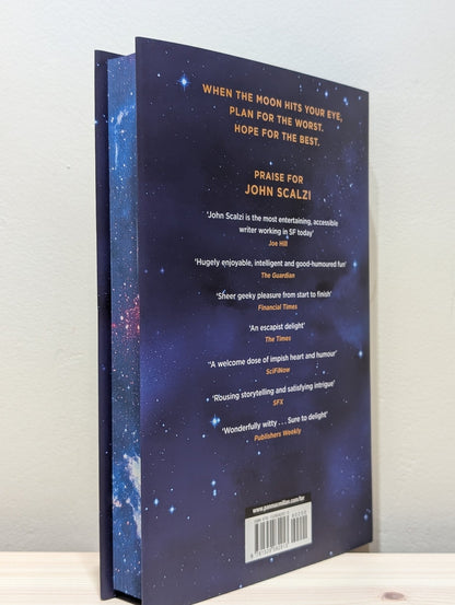 When the Moon Hits Your Eye by John Scalzi (Signed First Edition with sprayed edges) - Fialta Books