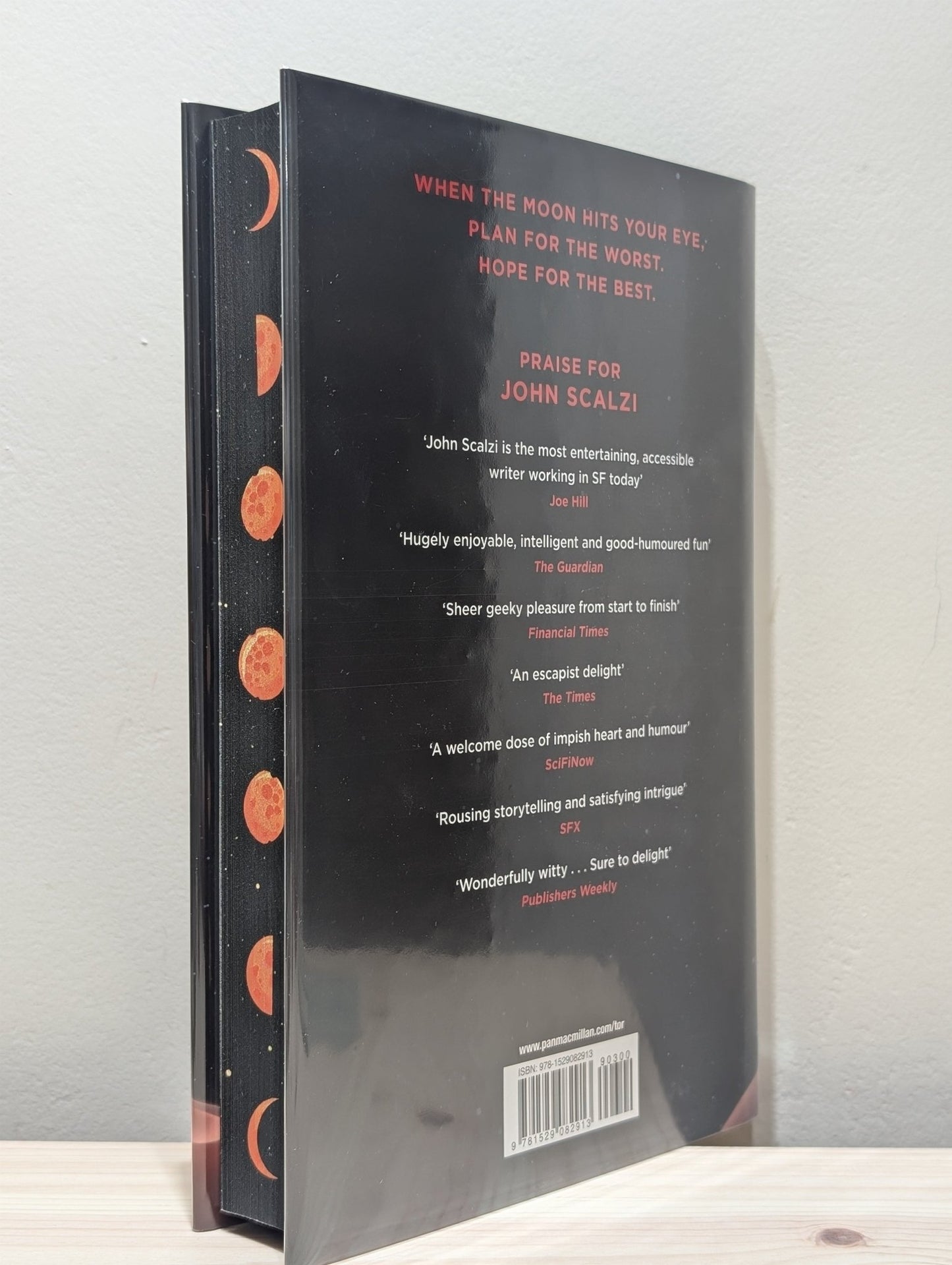 When the Moon Hits Your Eye by John Scalzi (Signed Numbered First Edition with sprayed edges) - Fialta Books