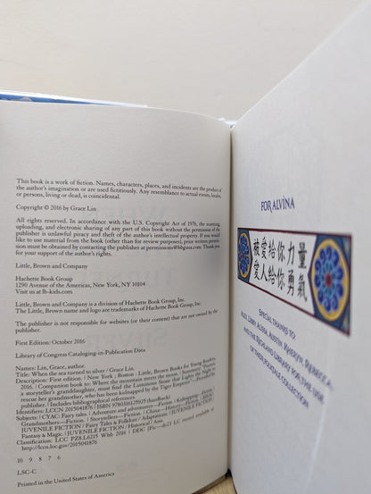 When the Sea Turned to Silver by Grace Lin - Fialta Books