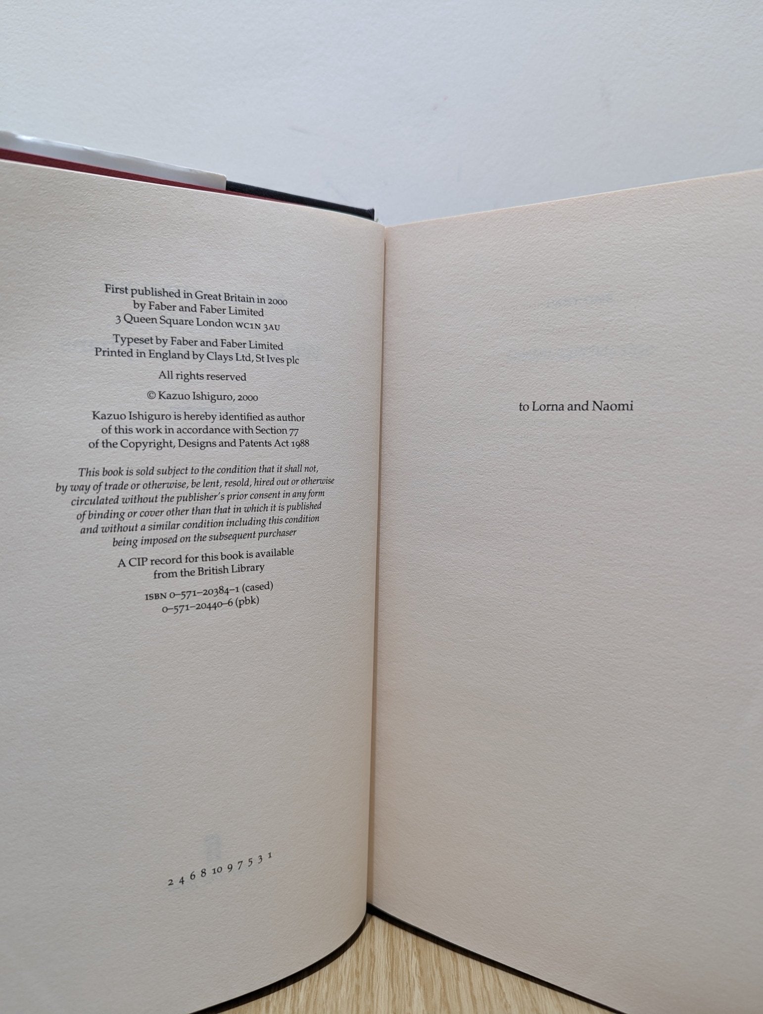 When We Were Orphans by Kazuo Ishiguro (First Edition) - Fialta Books