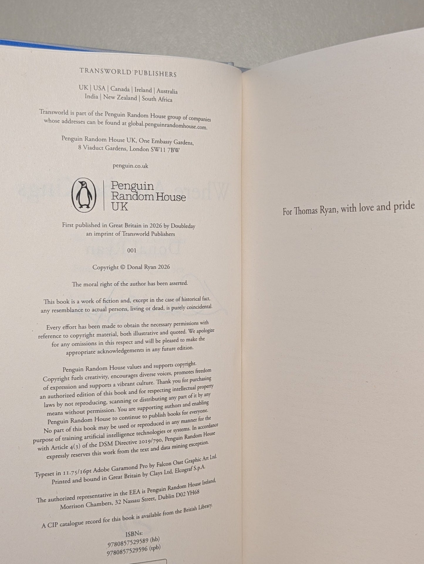 Where Are the Kings by Donal Ryan (Signed First Edition) - Fialta Books