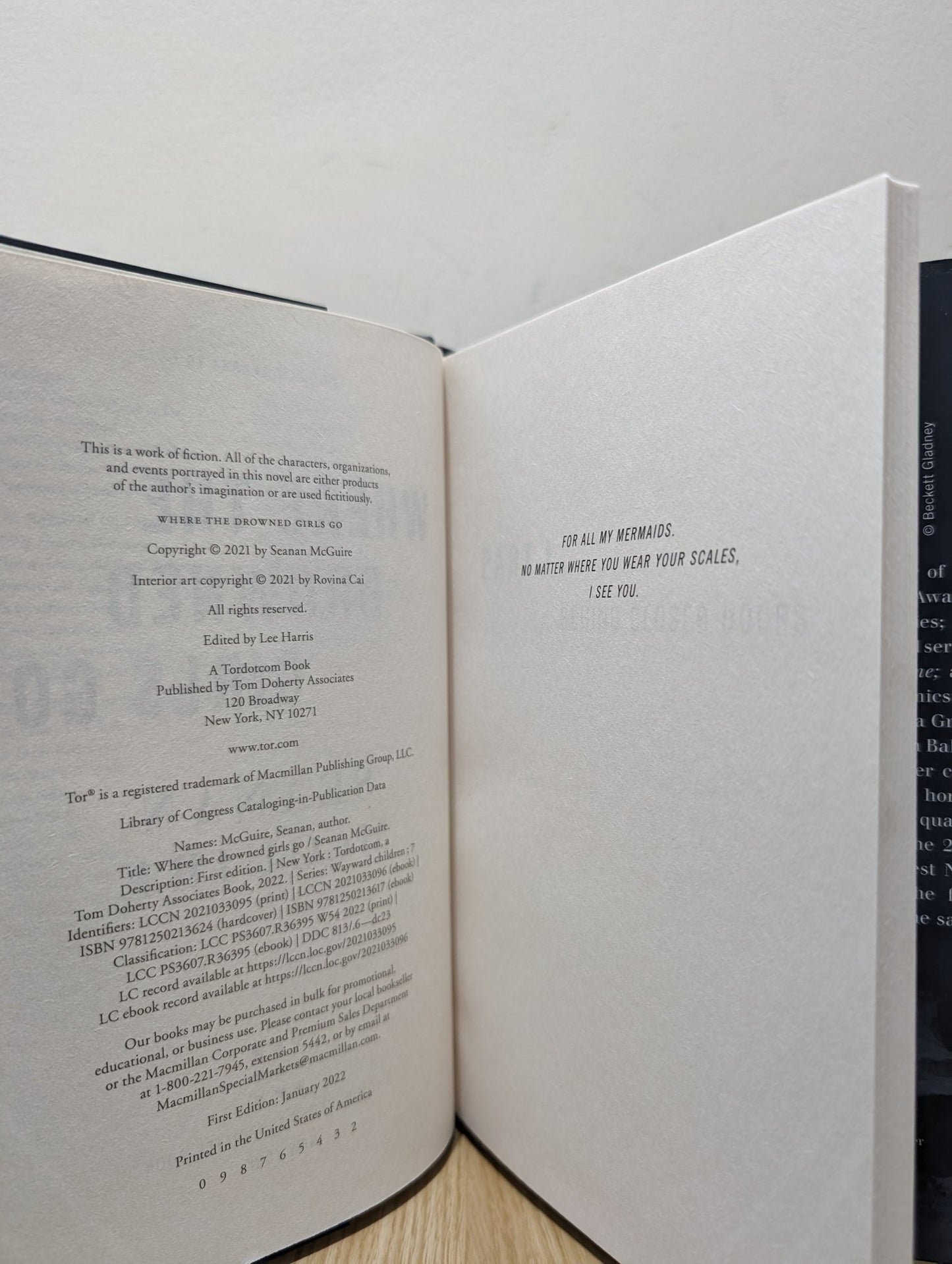 Where the Drowned Girls Go by Seanan McGuire (Signed Bookplate) - Fialta Books