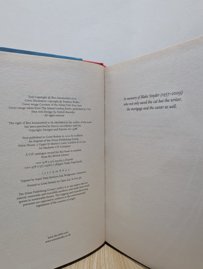 Whispers Under Ground by Ben Aaronovitch (First Edition) - Fialta Books