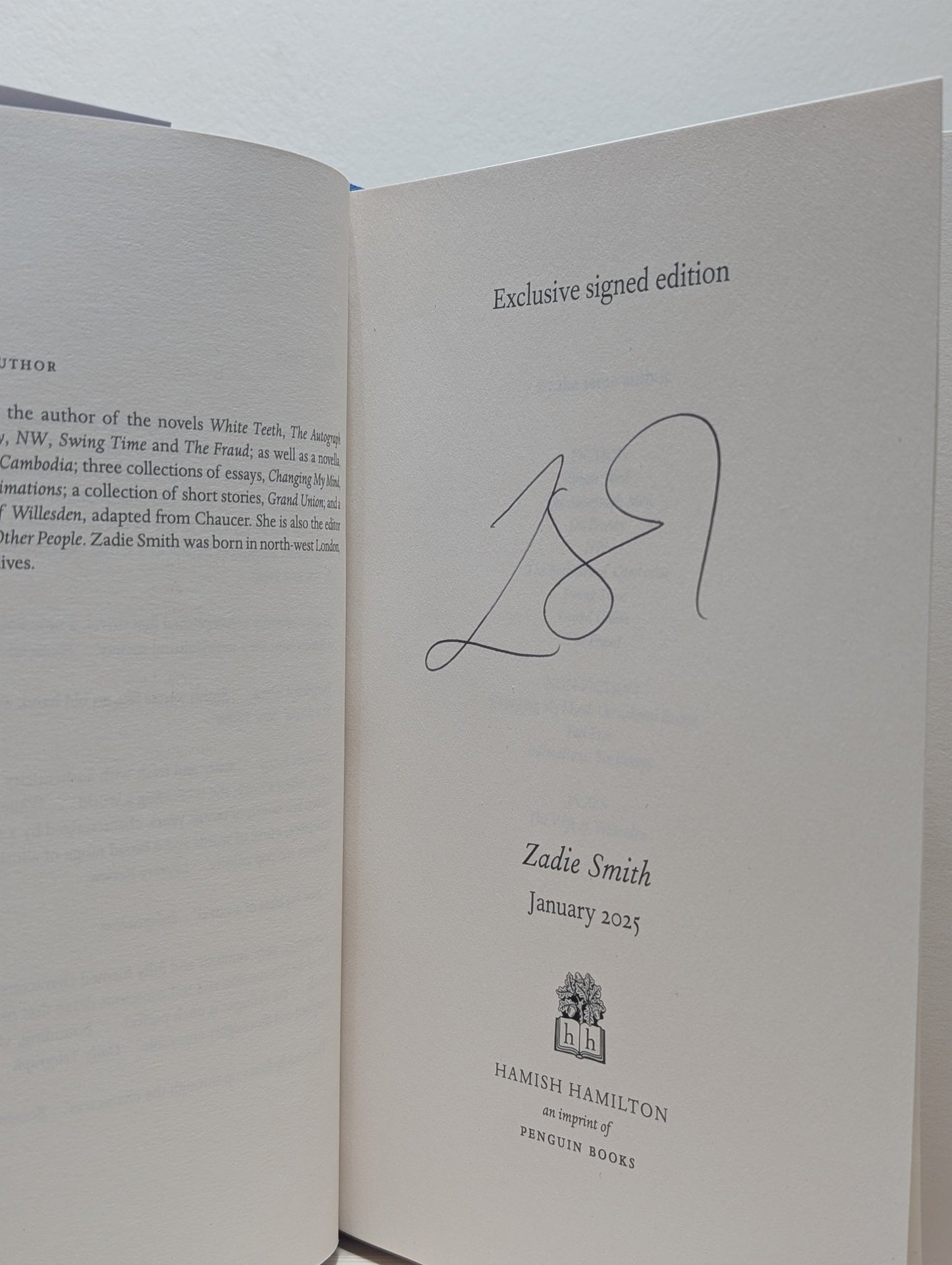 White Teeth: 25th Anniversary Edition by Zadie Smith (Signed) - Fialta Books