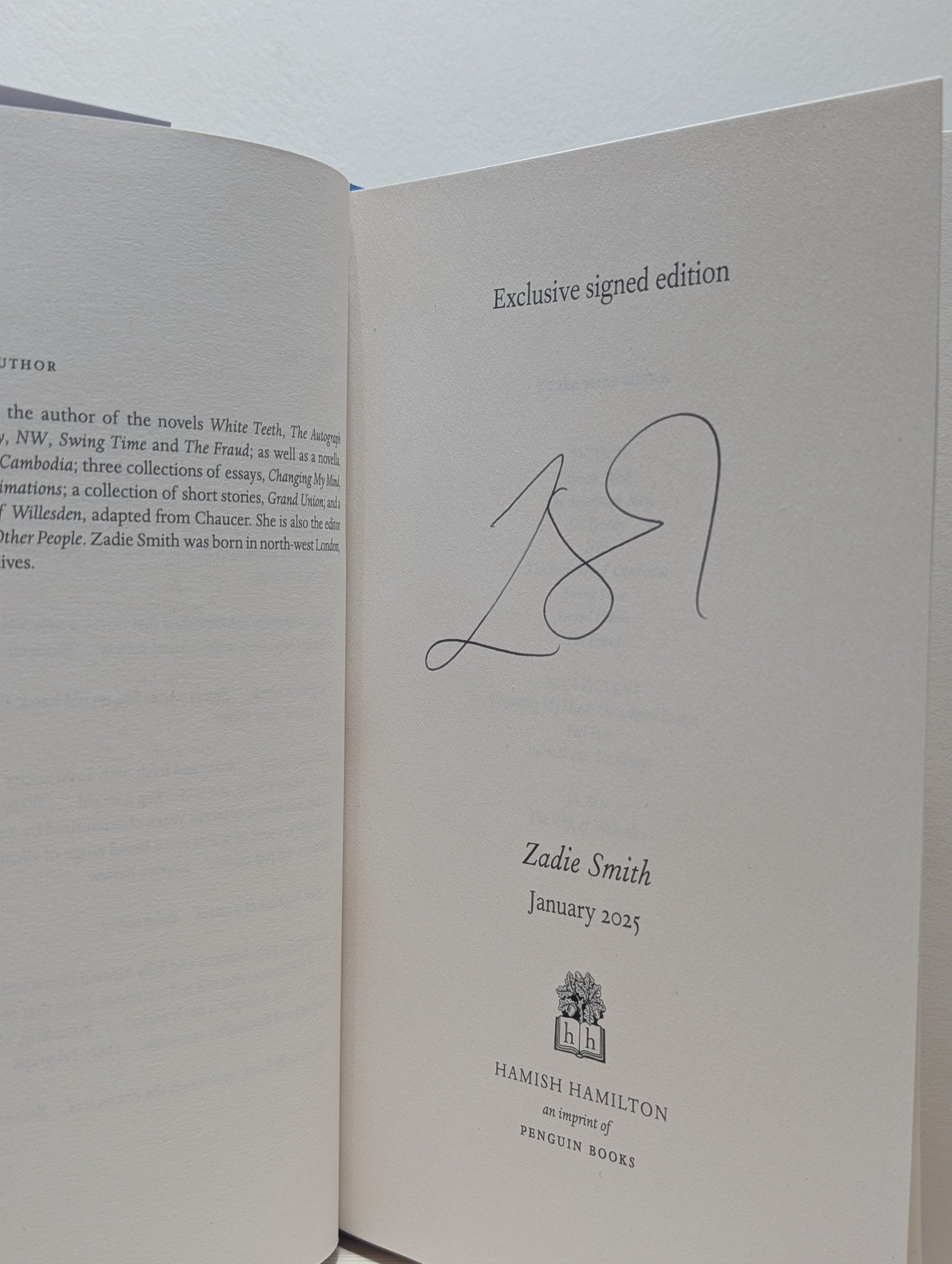 White Teeth: 25th Anniversary Edition by Zadie Smith (Signed) - Fialta Books