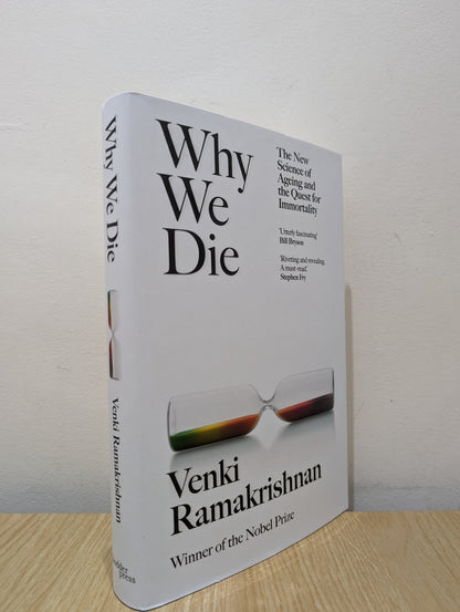 Why We Die by Venki Ramakrishnan (Signed Dated First Edition) - Fialta Books