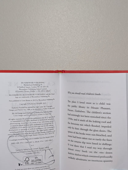 Why You Should Read Children's Books, Even Though You Are So Old and Wise by Katherine Rundell (Signed) - Fialta Books