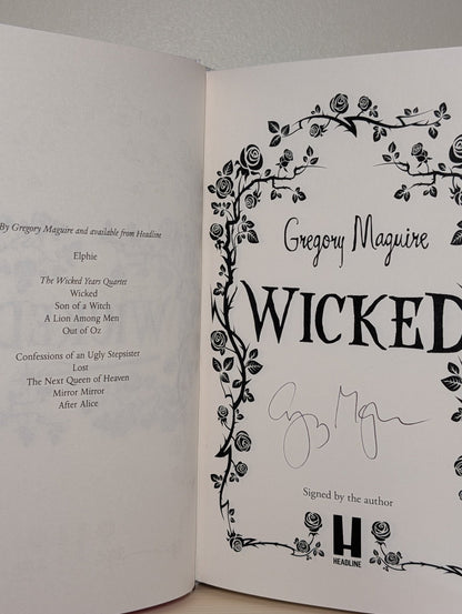 Wicked: Signed Glinda design Edition by Gregory Maguire - Fialta Books