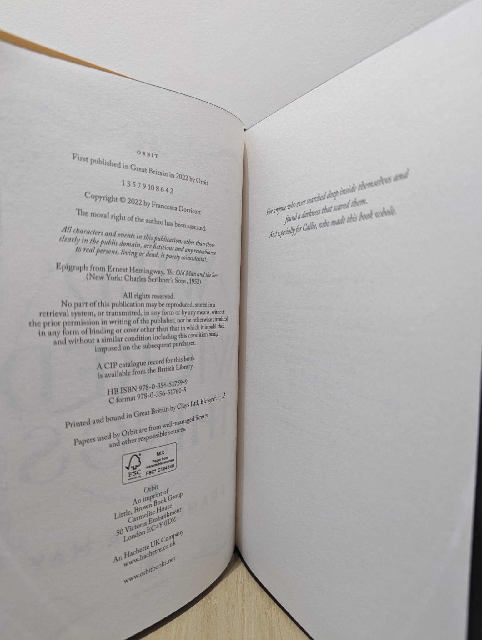 Wild and Wicked Things by Francesca May (Signed First Edition with sprayed edges) - Fialta Books