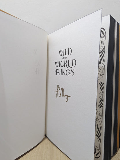Wild and Wicked Things by Francesca May (Signed First Edition with sprayed edges) - Fialta Books