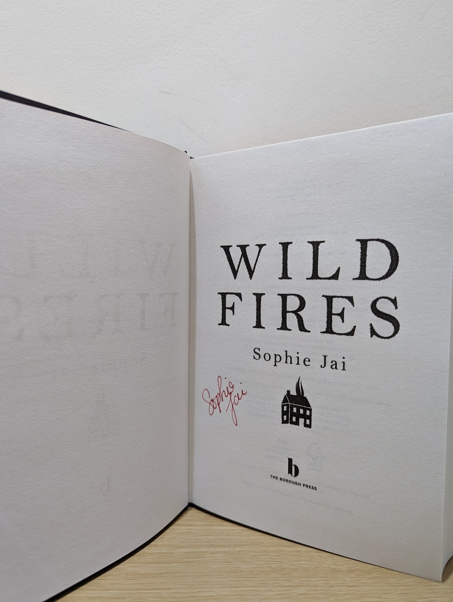 Wild Fires by Sophie Jai (Signed First Edition) - Fialta Books