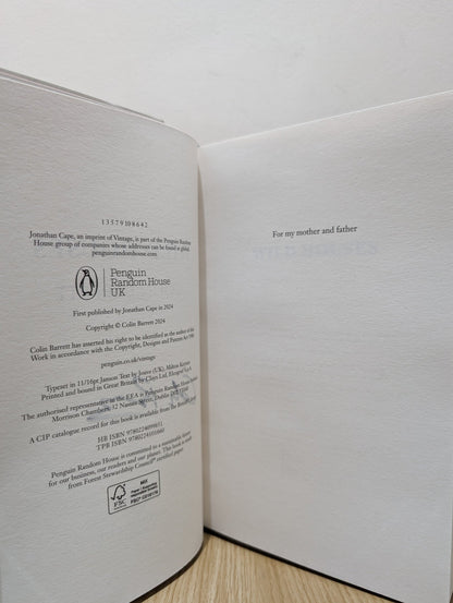 Wild Houses by Colin Barrett (Signed First Edition) - Fialta Books