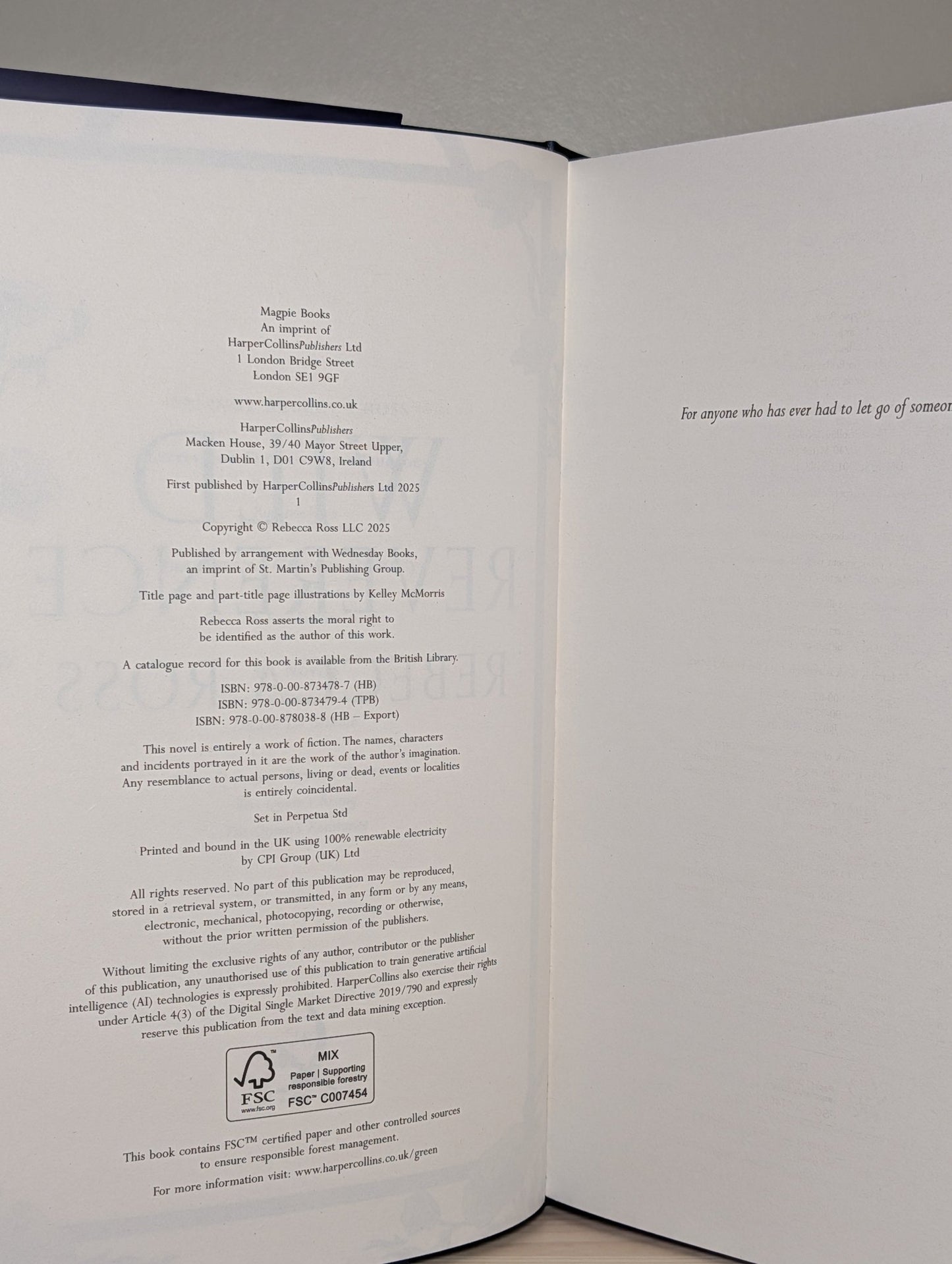 Wild Reverence by Rebecca Ross (First Edition with sprayed edges) - Fialta Books