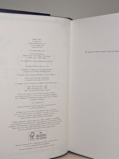 Wild Reverence by Rebecca Ross (First Edition with sprayed edges) - Fialta Books