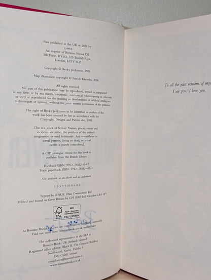 Wildflower by Becky Jenkinson (Signed First Edition with sprayed edges) - Fialta Books