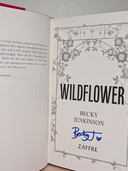 Wildflower by Becky Jenkinson (Signed First Edition with sprayed edges) - Fialta Books