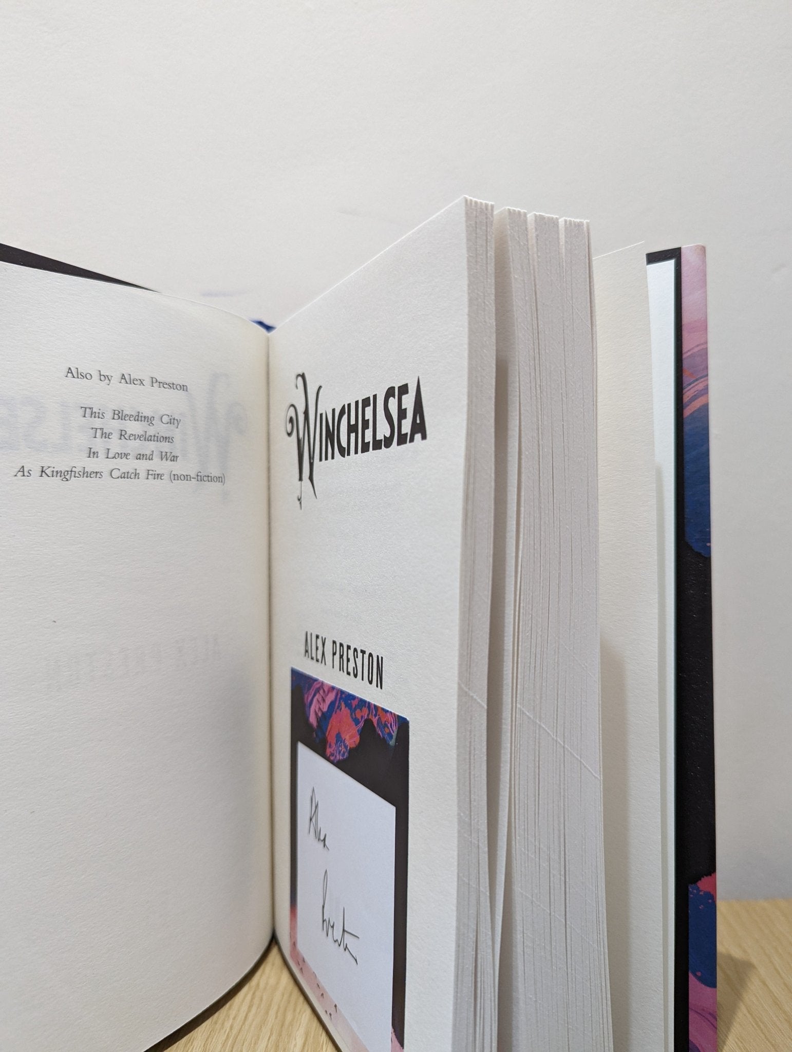 Winchelsea by Alex Preston (Signed First Edition) - Fialta Books