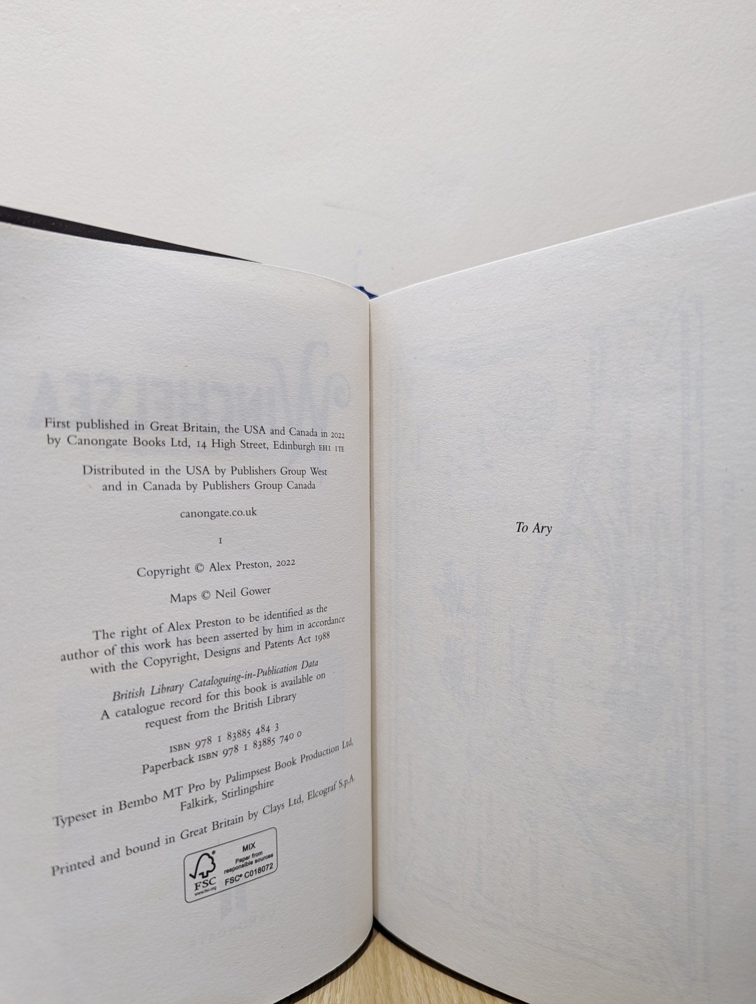 Winchelsea by Alex Preston (Signed First Edition) - Fialta Books