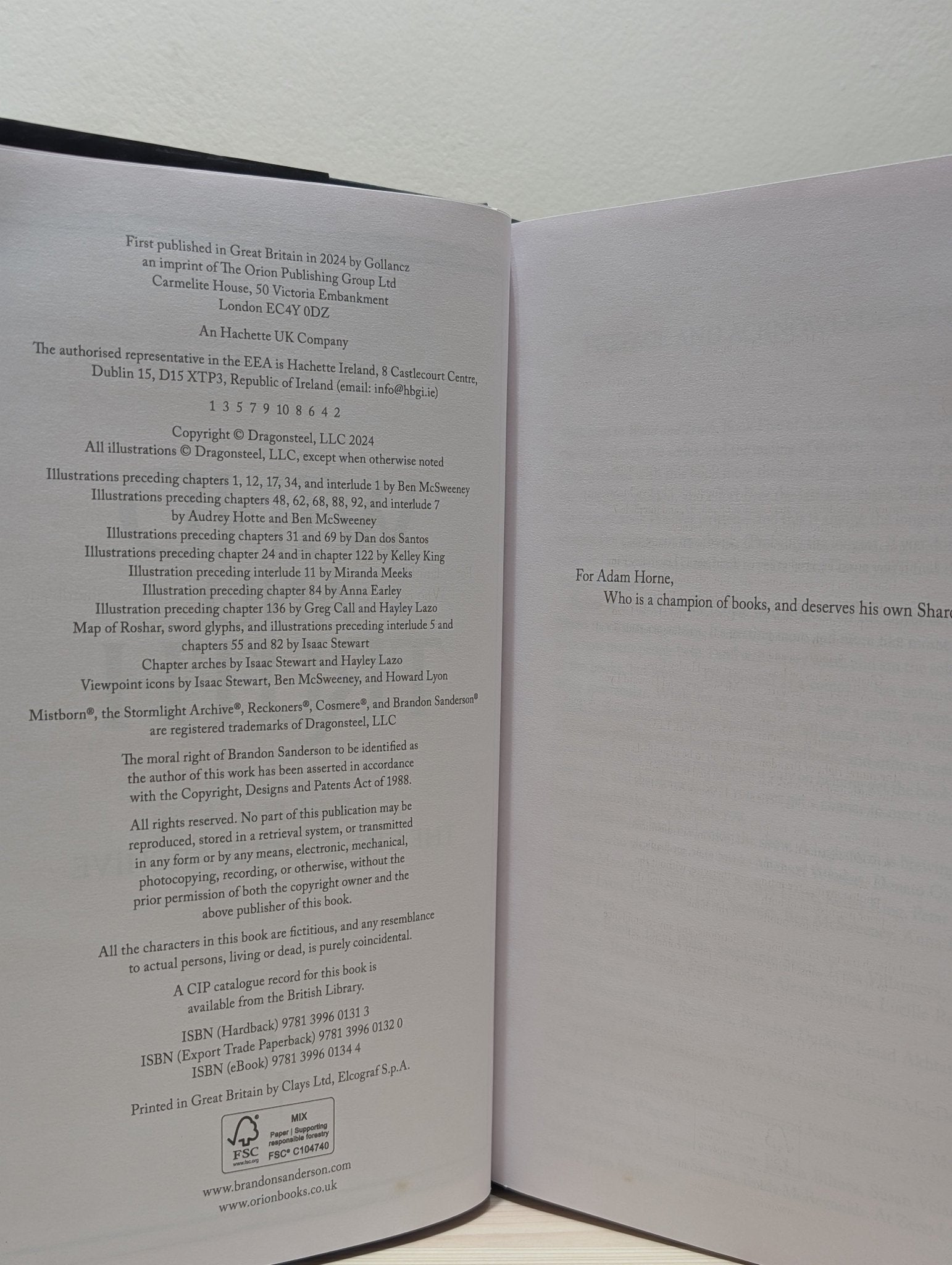 Wind and Truth by Brandon Sanderson (Signed) - Fialta Books