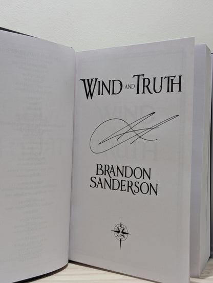 Wind and Truth by Brandon Sanderson (Signed First Edition) - Fialta Books
