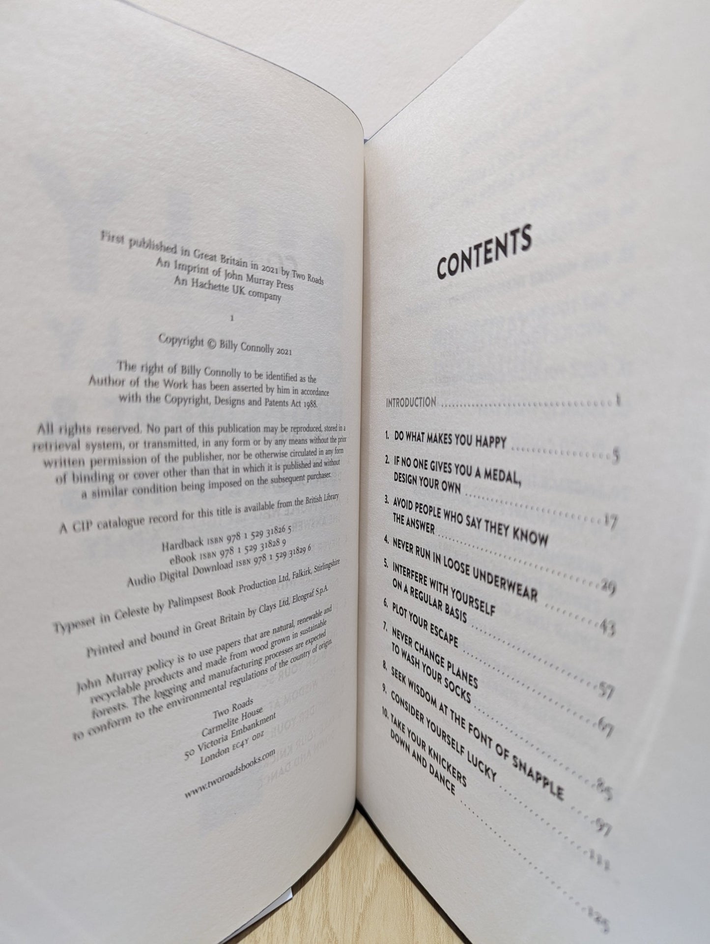 Windswept & Interesting: My Autobiography by Billy Connolly (First Edition with stencilled edge) - Fialta Books