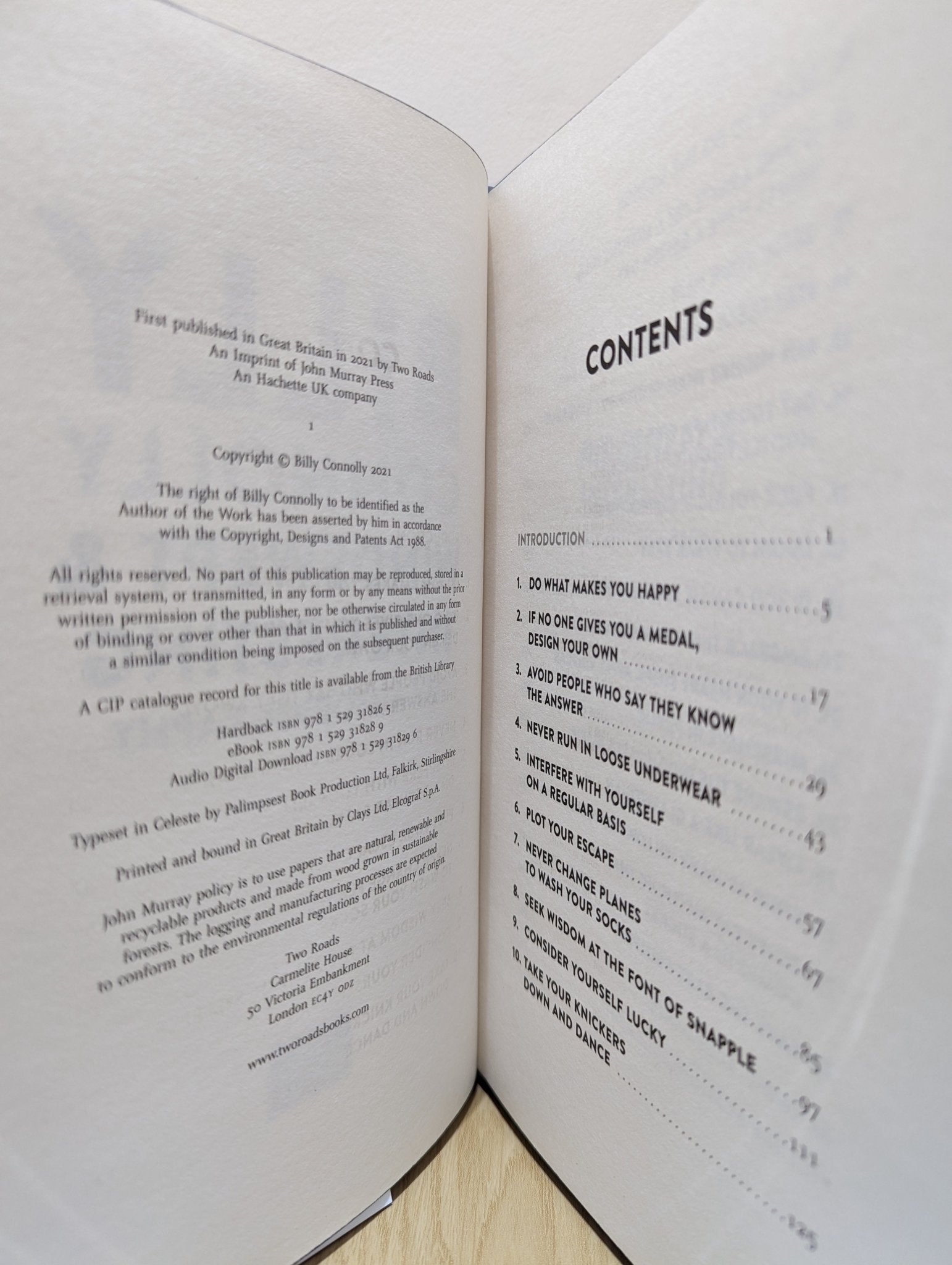 Windswept & Interesting: My Autobiography by Billy Connolly (First Edition with stencilled edge) - Fialta Books