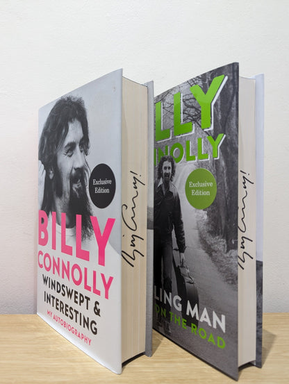 Windswept & Interesting; Rambling Man by Billy Connolly (First Edition with stencilled edge) - Fialta Books