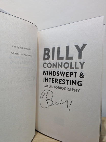 Windswept & Interesting; Rambling Man by Billy Connolly (Signed First Edition with stencilled edges) - Fialta Books