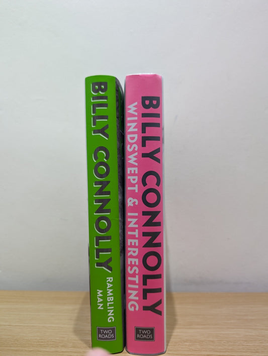Windswept & Interesting; Rambling Man by Billy Connolly (Signed First Edition with stencilled edges) - Fialta Books