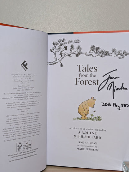 Winnie - the - Pooh: Tales from the Forest by Jane Riordan (Signed 100th Anniversary Edition) - Fialta Books