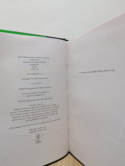 Wish I Was Here by M. John Harrison (Signed First Edition) - Fialta Books