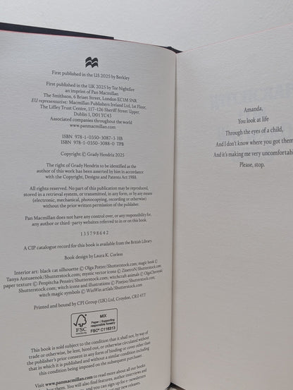 Witchcraft for Wayward Girls by Grady Hendrix (Signed First Edition with sprayed edges) - Fialta Books