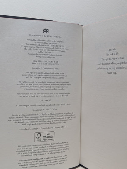 Witchcraft for Wayward Girls by Grady Hendrix (Signed Numbered Edition with sprayed edges) - Fialta Books