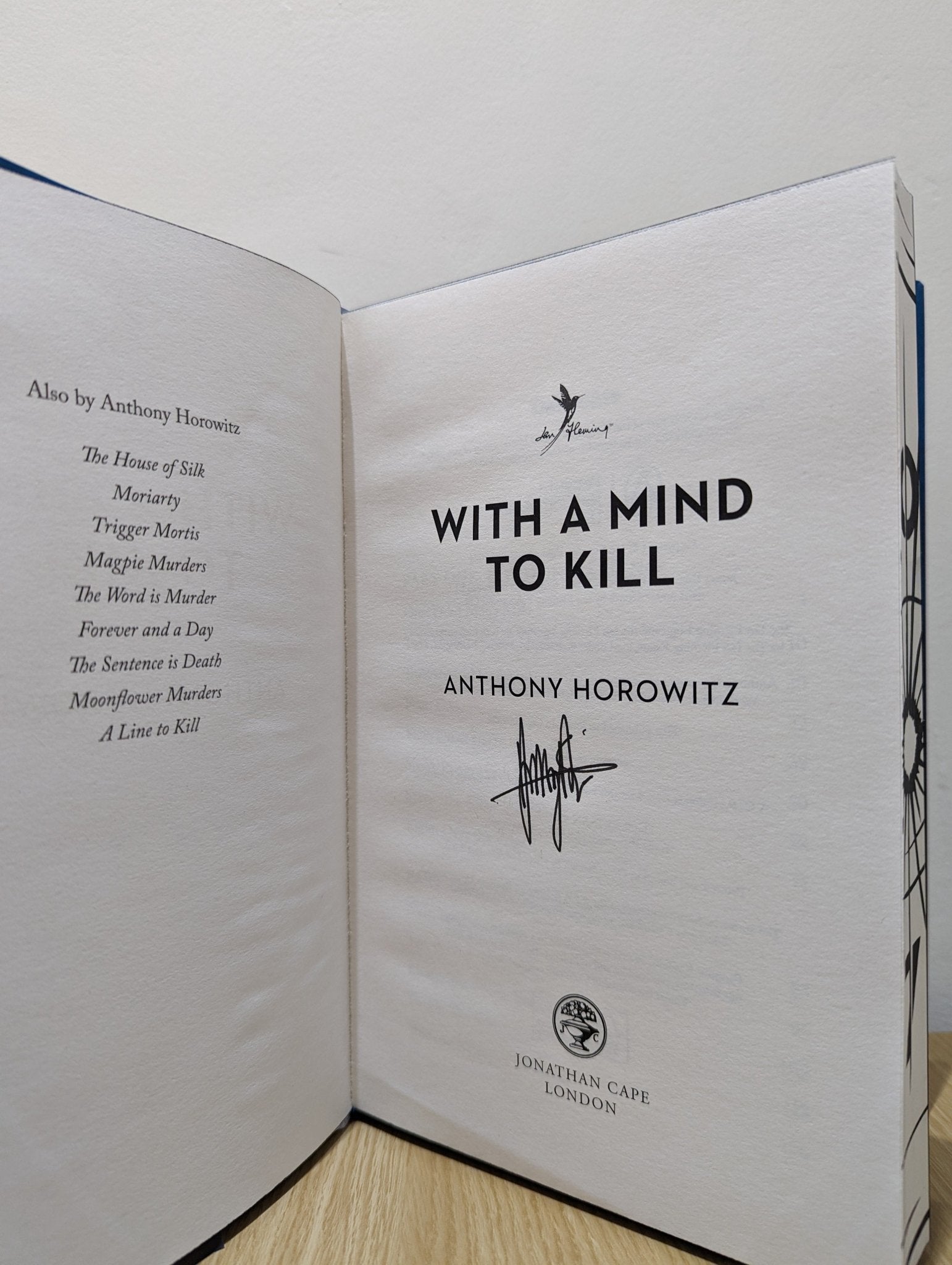 With a Mind to Kill by Anthony Horowitz (Signed First Edition with stencilled edges) - Fialta Books