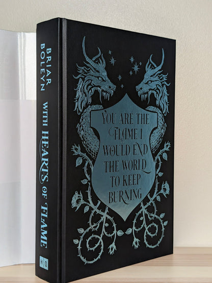 With Hearts of Flame by Briar Boleyn (First Edition with sprayed edges) - Fialta Books