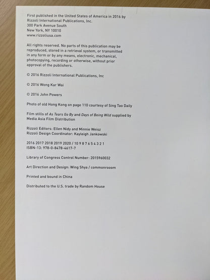 WKW: The Cinema of Wong Kar Wai by Kar Wai Wong - Fialta Books