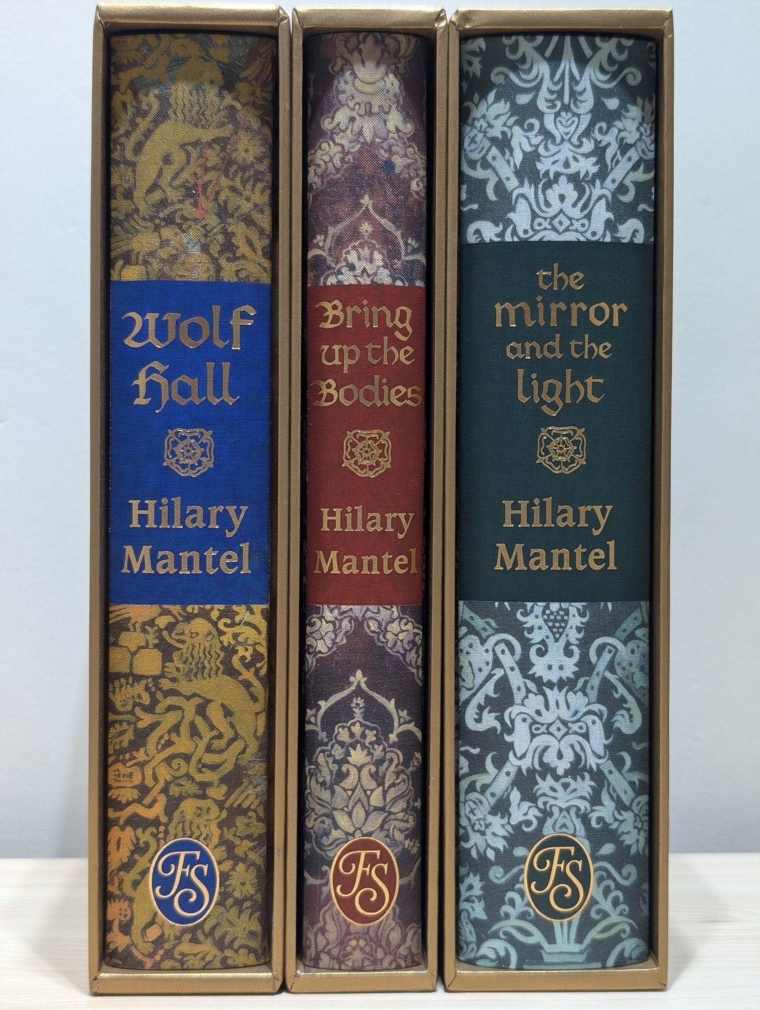 Wolf Hall; Bring Up the Bodies; The Mirror and the Light by Hilary Mantel (Folio Signed Edition Set) - Fialta Books