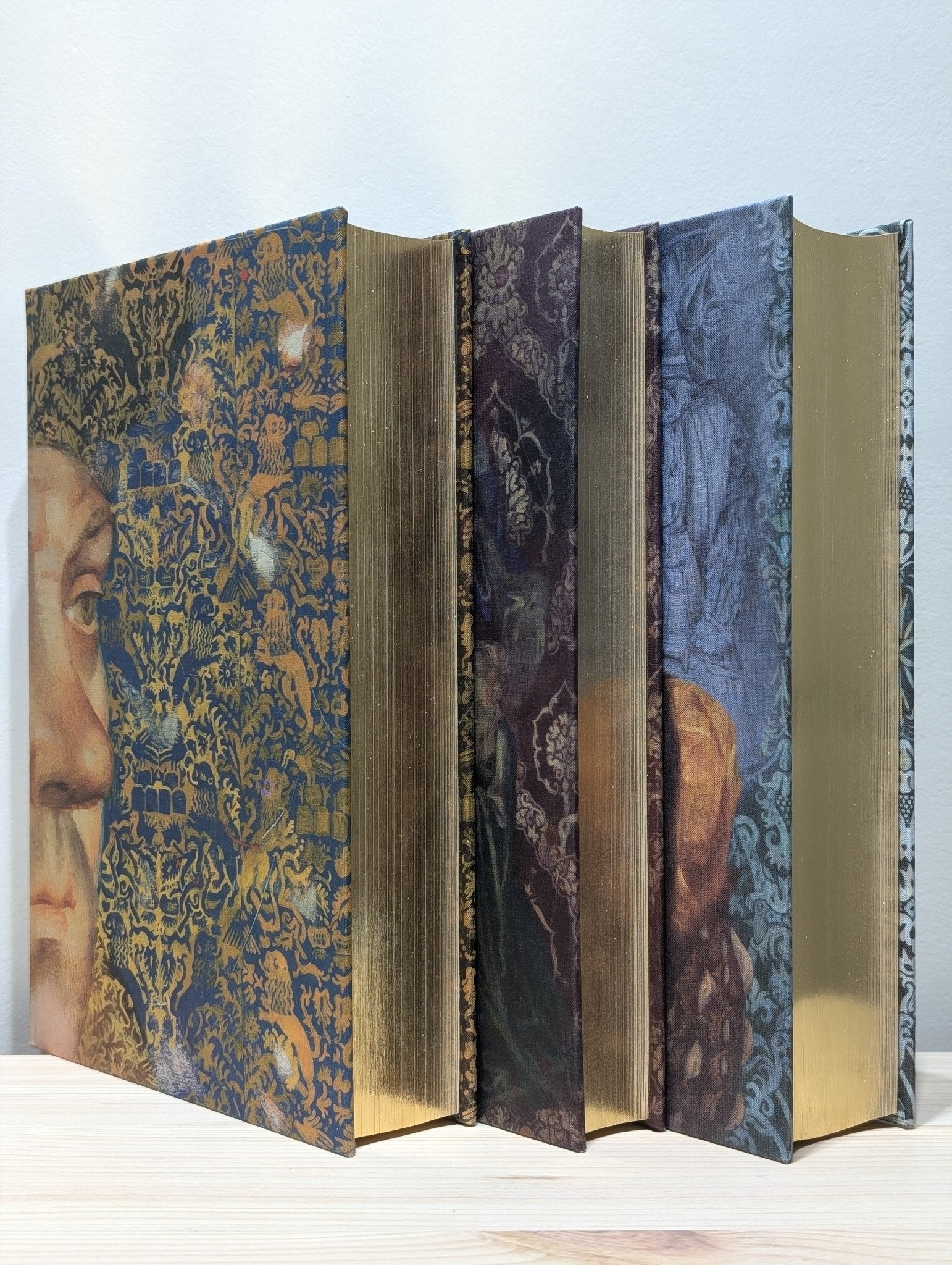 Wolf Hall; Bring Up the Bodies; The Mirror and the Light by Hilary Mantel (Folio Signed Edition Set) - Fialta Books