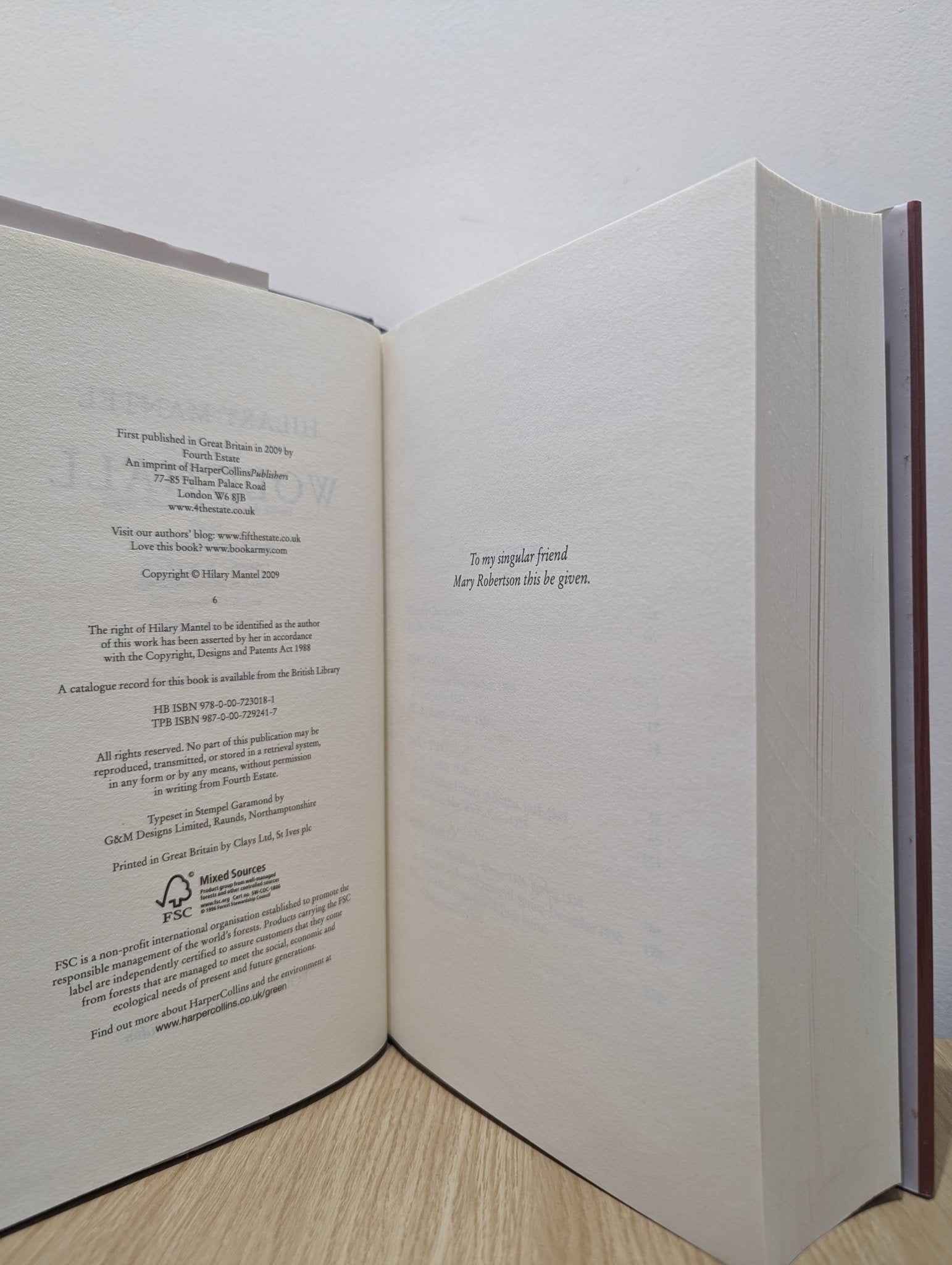 Wolf Hall by Hilary Mantel - Fialta Books