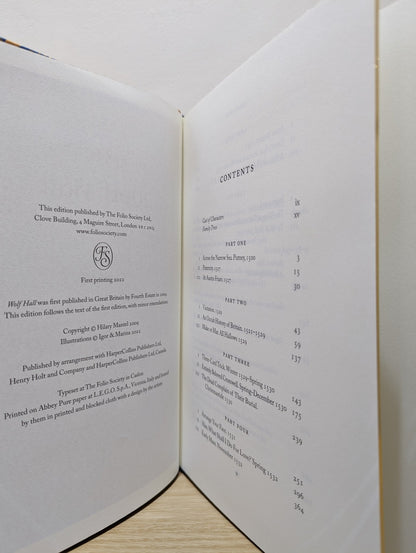 Wolf Hall by Hilary Mantel (Folio Limited Signed Edition) - Fialta Books