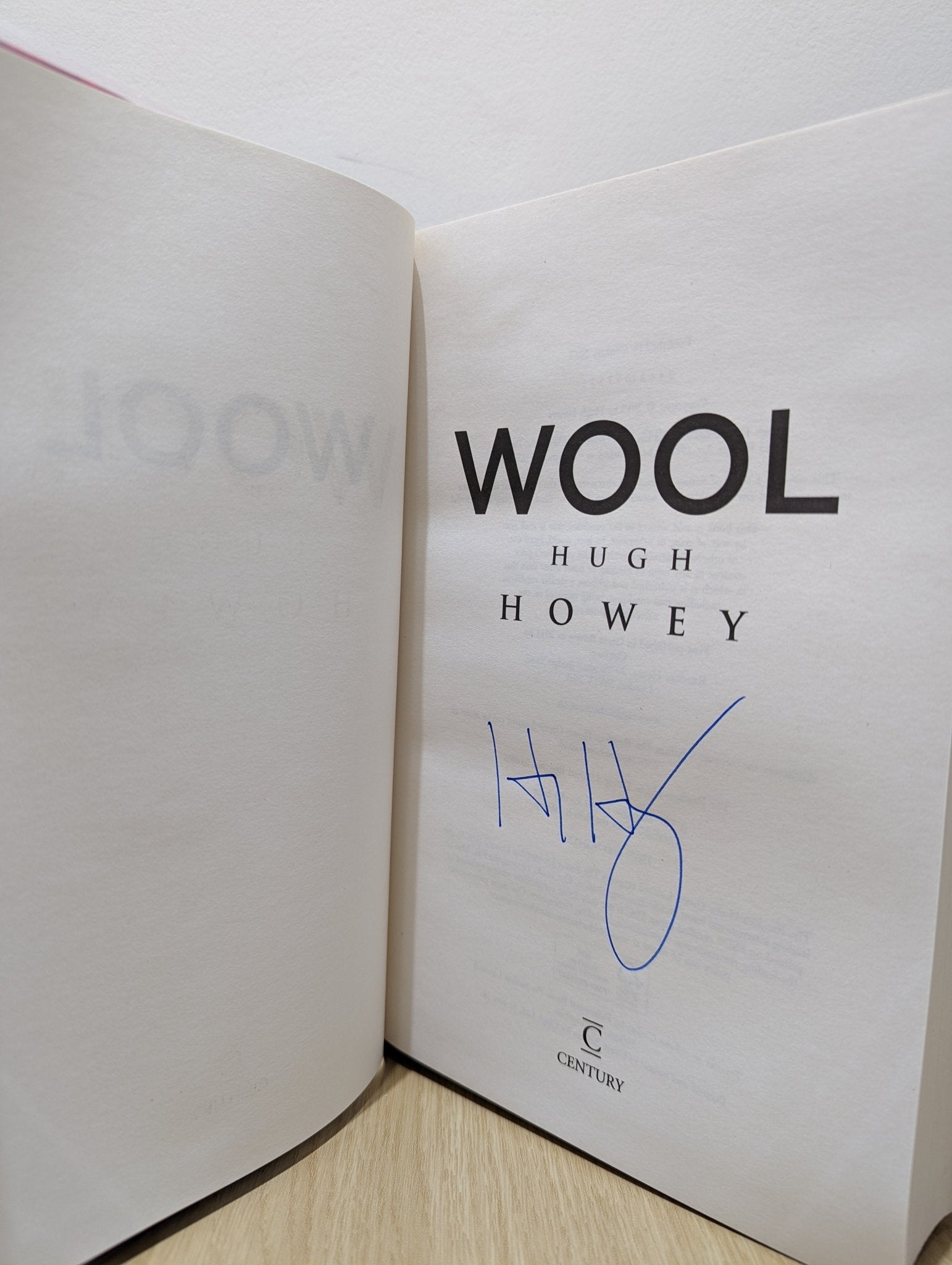Wool by Hugh Howey (Signed First Edition) - Fialta Books
