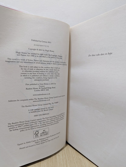 Wool by Hugh Howey (Signed First Edition) - Fialta Books