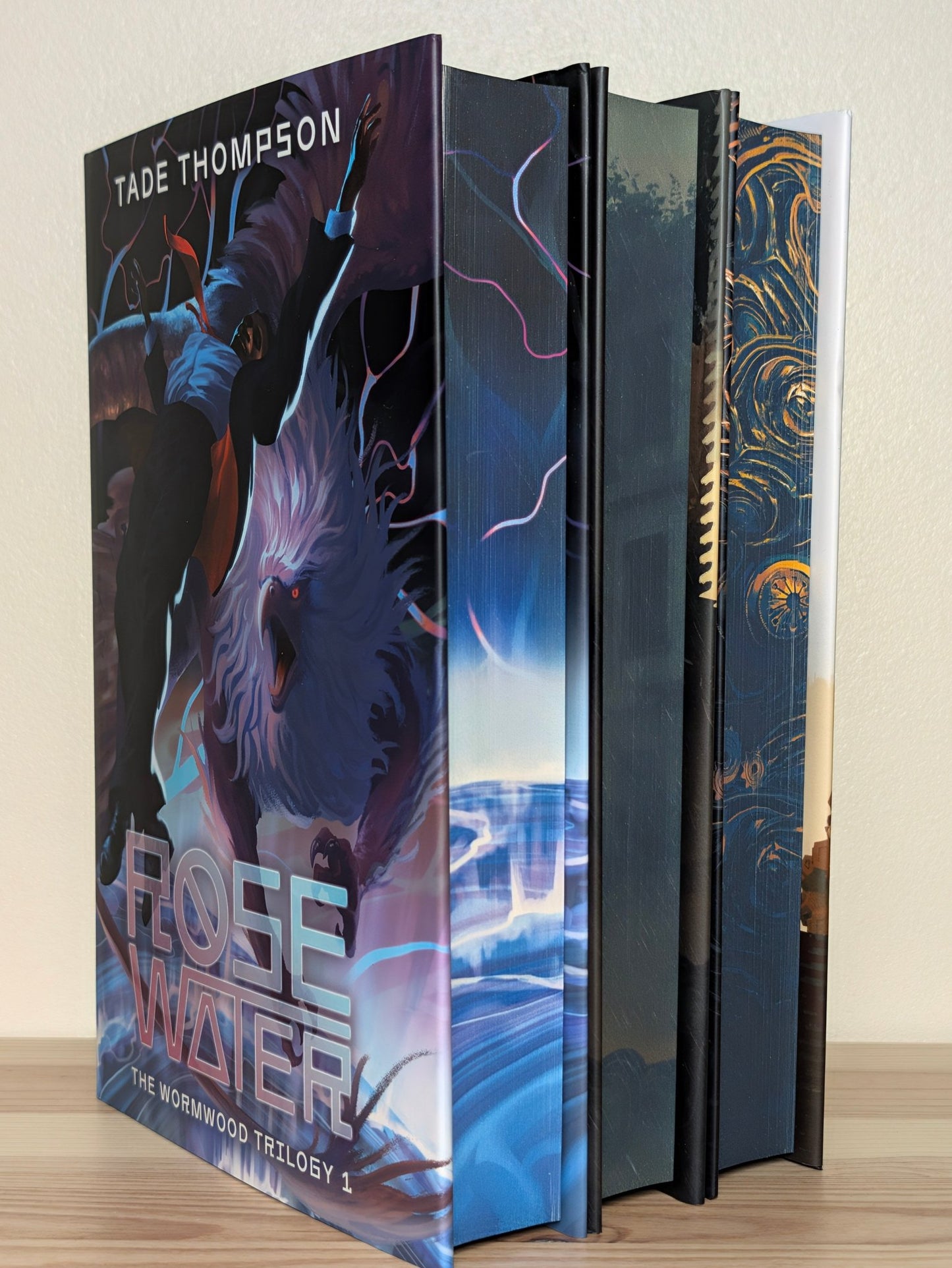 Wormwood Trilogy: Rosewater; Insurrection; Redemption by Tade Thompson (Signed Set with sprayed edges) - Fialta Books