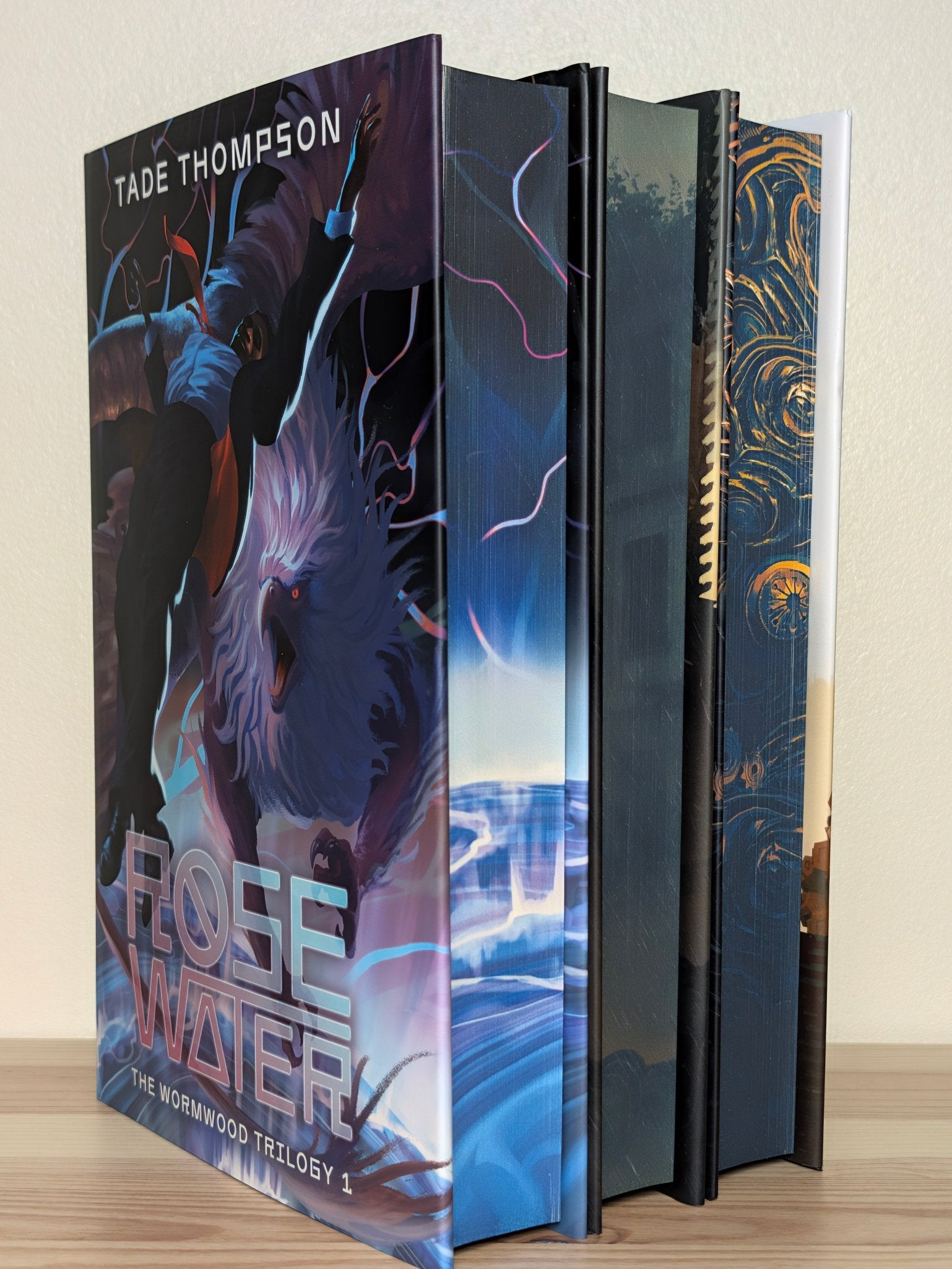 Wormwood Trilogy: Rosewater; Insurrection; Redemption by Tade Thompson (Signed Set with sprayed edges) - Fialta Books