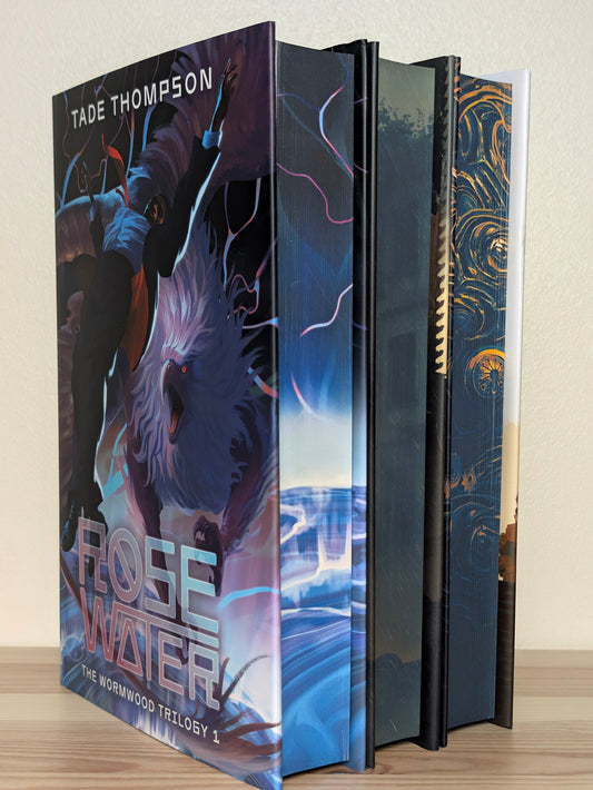 Wormwood Trilogy: Rosewater; Insurrection; Redemption by Tade Thompson (Signed Set with sprayed edges) - Fialta Books