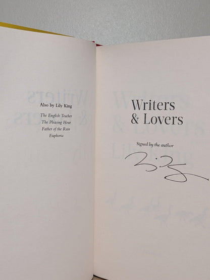 Writers & Lovers by Lily King (Signed First Edition) - Fialta Books