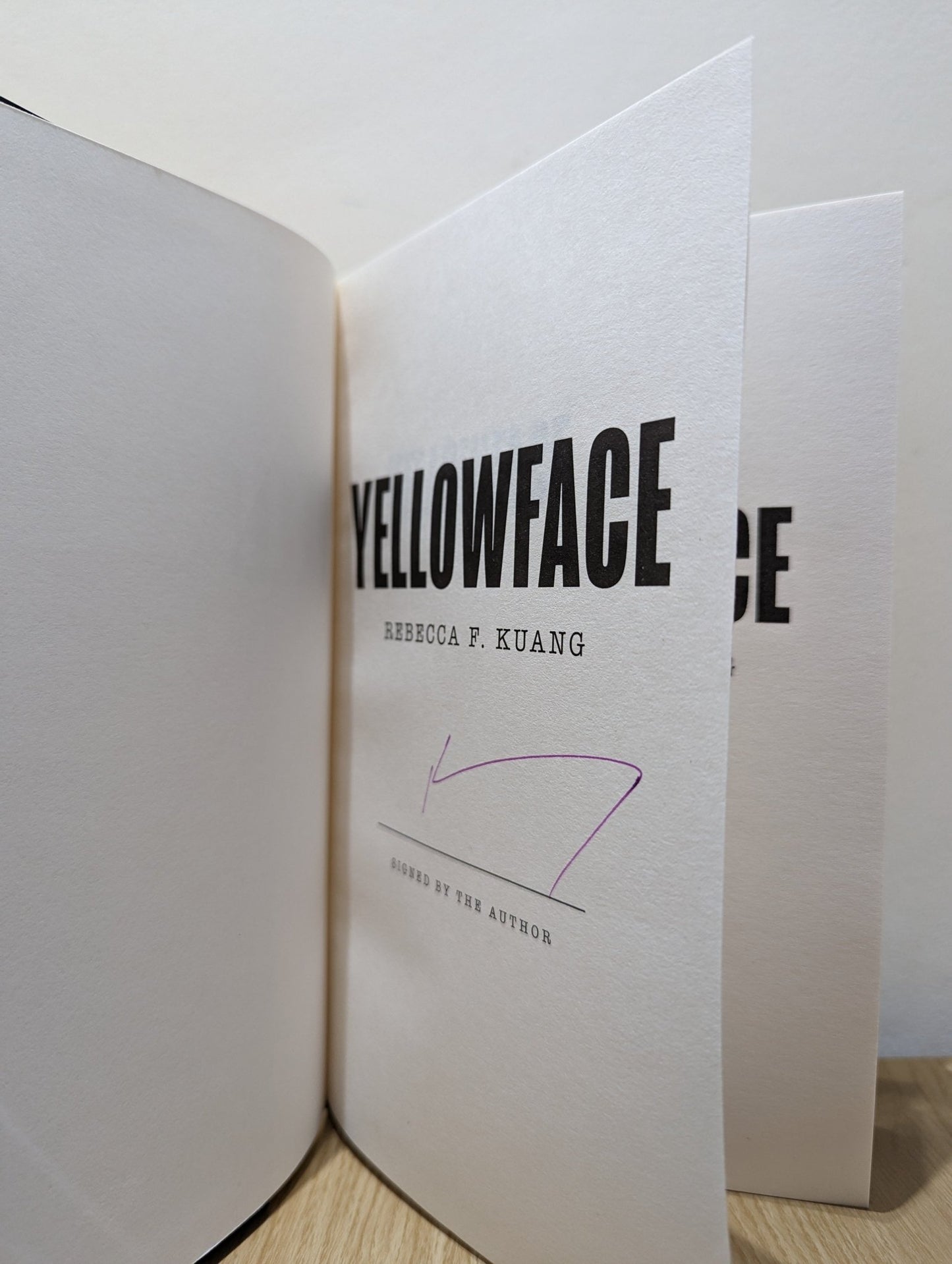 Yellowface by Rebecca F Kuang (Signed First Edition) - Fialta Books
